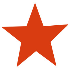 illustration of a red star icon 