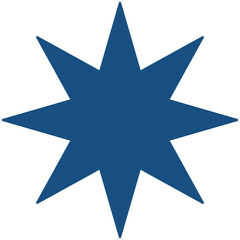 illustration of a blue star icon