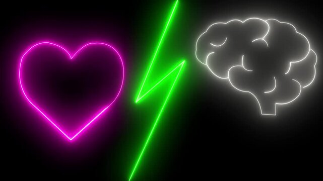 The abstract vector illustration features with symbolizing the concept of business idea and mind communication