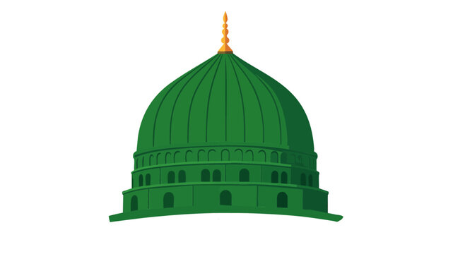 Gumbad e Rasool Masjid e Nabvi Green Dome in Madina