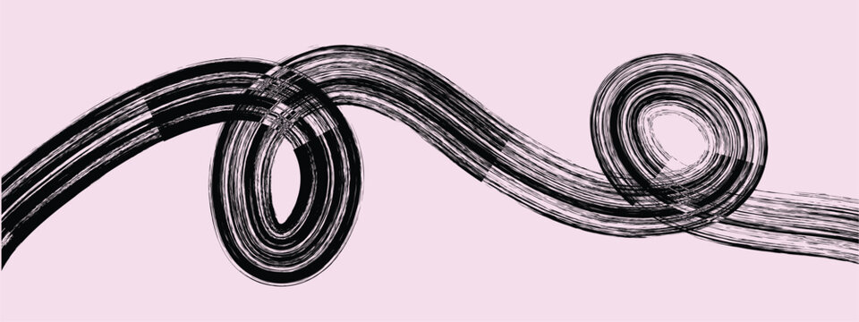 Grainy soft pink and black background template with bold brush strokes. Punk grunge grainy style for flyer, posters, business card, and banner.