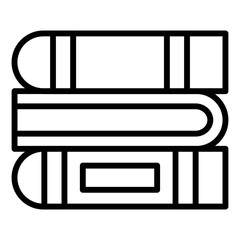 Books Line Color Icon