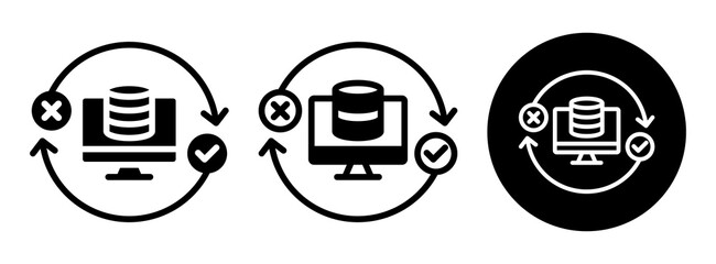Fault Tolerant Design Icon Collection Glyph & Mixed Style