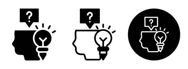 Design Thinking Icon Collection Glyph & Mixed Style