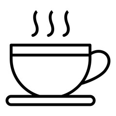 Coffee Line Color Icon