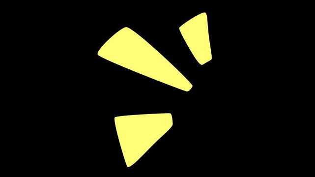 Hand drawn shocked and surprised emotion element