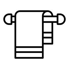 Bath Towel Icon