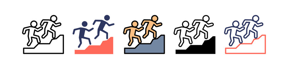 Career Mentoring multiple icon