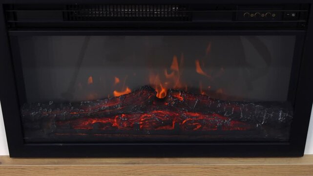 Electric Fireplace House Heating Insert Realistic Fire Effects