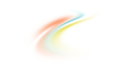 Rainbow wave blure gradient transparent image 