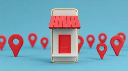 Enhancing local business visibility smartphone location icons for seo in urban environments
