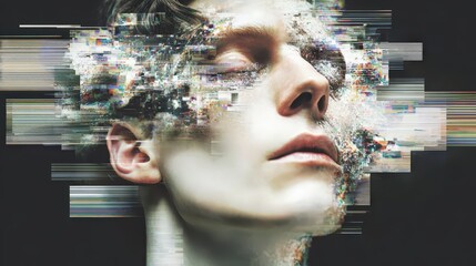 Human - tech fusion imagery