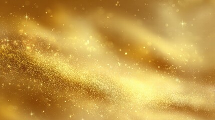 Obraz premium Golden blurred glowing pattern perfect for Christmas and winter festive design.