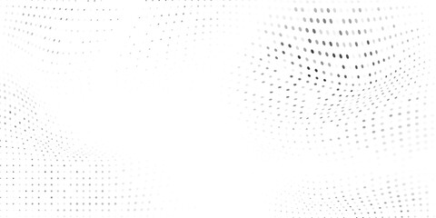 Modern mesh abstract mesh halftone gradient texture. Vanishing polka dot simple abstract modern art