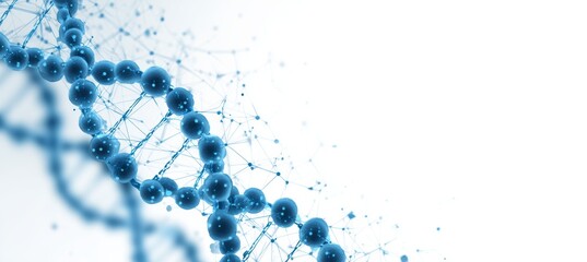 Human DNA cell deoxyribonucleic acid. Science biology gene. Generative AI technology.	
