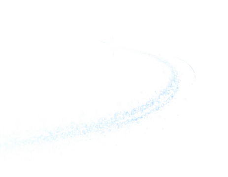 A celestial scene depicts a shooting star with a bright, shimmering trail against a dark, cosmic backdrop