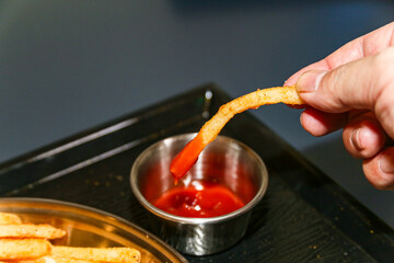 Fast food. Potato French fries