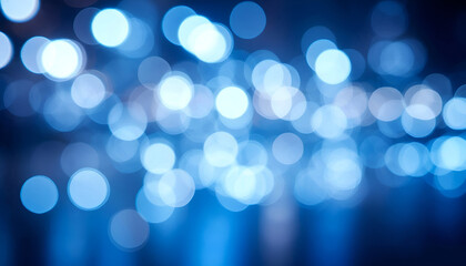 Fototapeta premium blue bokeh abstract background