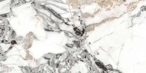 Black and white with golden natural marble texture © Vidal