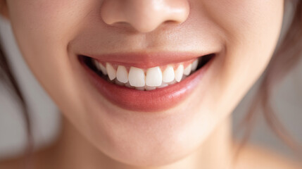 Close-up portraits of smiling women showing natural teeth and happiness