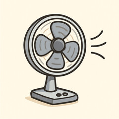 vector of a rotating fan