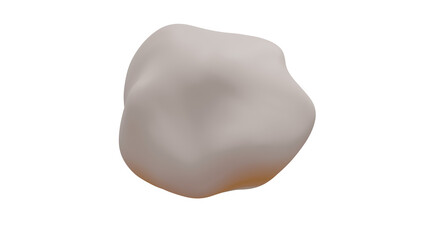 Popcorn kernel on transparent background