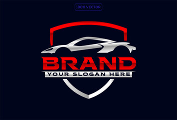 Automotive Car Automobile Garage  Concept Logo Design illustration