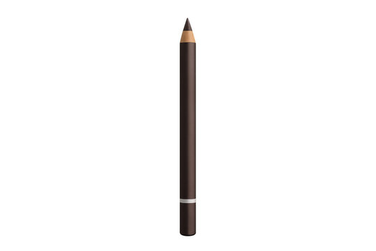 Brown eye pencil cosmetics for makeup, beauty and fashion, drawing eyes with kohl eyeliner on transparent background