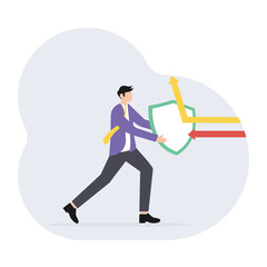 Cyber defense and online safety concept PNG File On Transparent Background