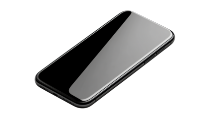 Sleek Smartphone on Transparent Background