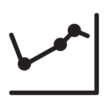 The image displays a vertical toolbar featuring various chart icons, including line graphs, pie charts, bar charts, candlestick charts, and scatter plots, commonly used in data visualization software.