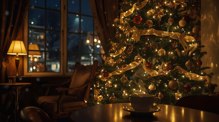 星降る夜の聖なる樹