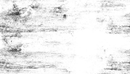 Obraz premium Aged white wooden texture with black grunge marks, creating rustic and distressed appearance. Ideal for backgrounds or design elements