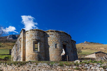 ruins of an old abandoned house