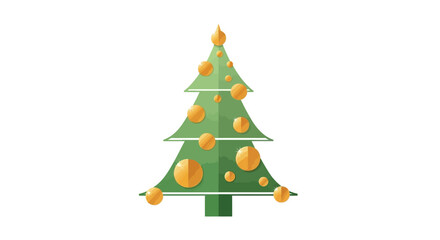 Festive holiday spirit with a cheerful Christmas tree design, perfect for seasonal greetings and winter celebration promotions this year