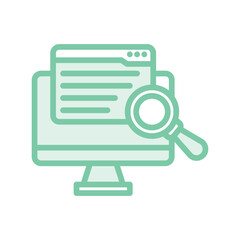 SEO Campaign duotone line icon , vector, pixel perfect, illustrator file 
