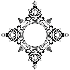 Elegant traditional thai and khmer style vector set featuring the mythical naga serpent or dragon and four detailed floral decorative corner borders for formal invitations and certificates.