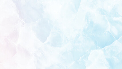 abstract marble texture in cool tones of blue and white resembling the fluid flow of water or cracked ice Ideal for product packaging Blue sky with white cloud. Blue background