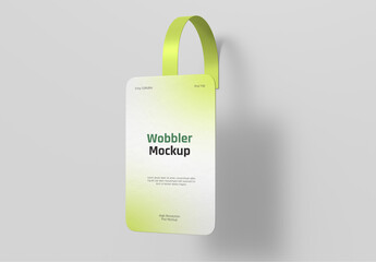 Rectangular Wobbler Mockup Template