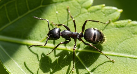 Ant macro photography, genertaive AI
