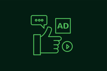 commercial illustration in flat style design. Vector illustration.	
