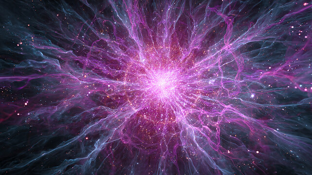 A cosmic explosion, a supernova or a nebula