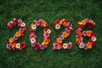 Vector floral heart illustration design with the word love for a holiday celebration or Valentine's Day