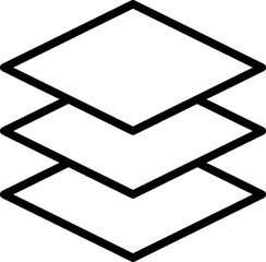 Layers Icon Vector Stock Illustration