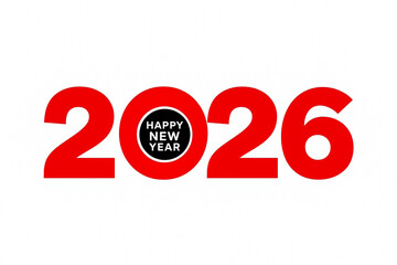 Red 3D sale number symbol with a discount percentage sign for a new year holiday business promotion illustration