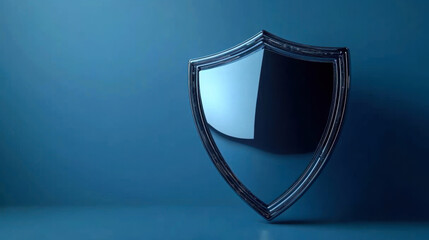 Cyber security system technology. Secure information privacy. Crime network technology. A blue background