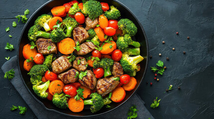 Close-up of a seared steak