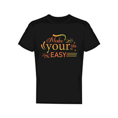 T-shirt mockup in white, gray and black colors. Think outside the box motivational t-shirt design typography. Blank t-shirt template with empty space for design