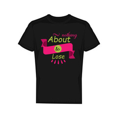 T-shirt mockup in white, gray and black colors. Think outside the box motivational t-shirt design typography. Blank t-shirt template with empty space for design