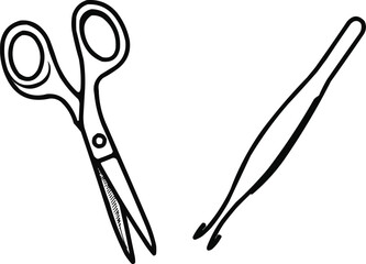Silhouette illustration of Surgical Equipment & Instruments, Medical Devices, and Hospital Supplies